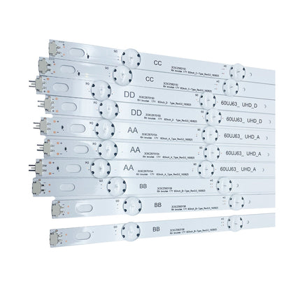 LED Strips for LG 60UJ6300 60UJ6050 60UJ634V for Innotek 17Y 60 inch ABCD