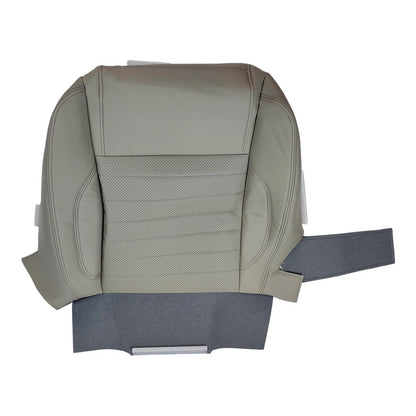 For Ford Mustang 2010-2014 Driver&Passenger Side Bottom Leather Seat Cover GRAY