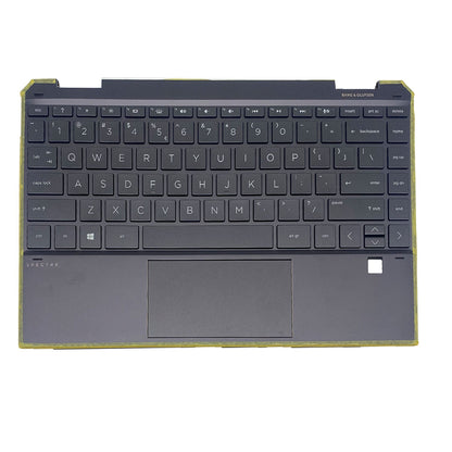 Palmrest Keyboard Backlit Touchpad L73748-001 For HP Spectre X360 13-AW TPN-Q225