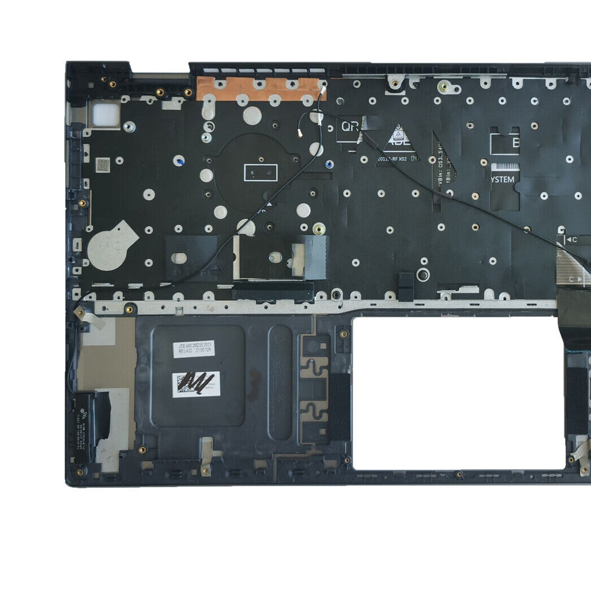 New Palmrest Cover Backlit Keyboard 06P0TG For Dell Inspiron 15Pro 5510 5515 USA