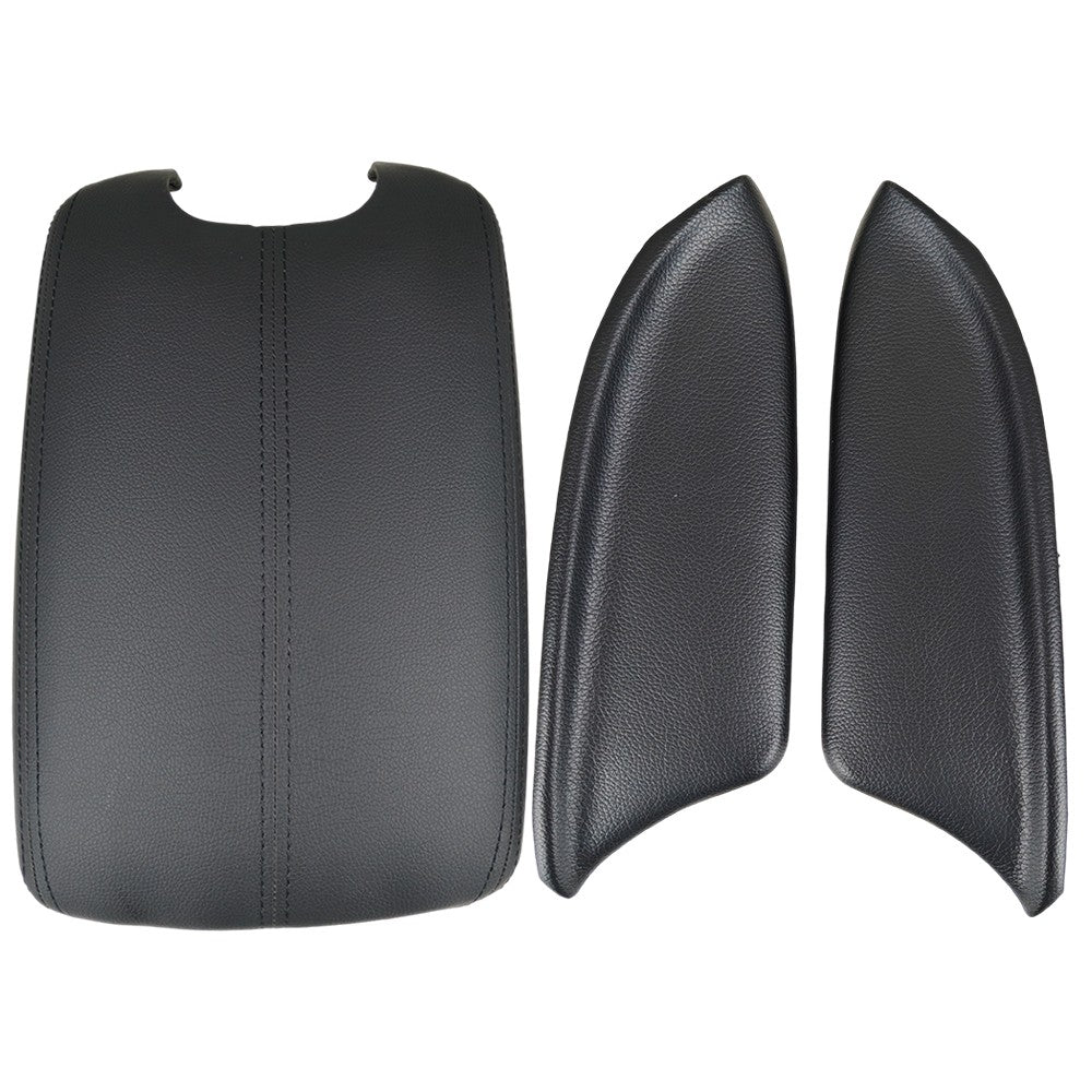Car Center Console Cover Front Door Panels Armrest Black for Honda Accord 08-12