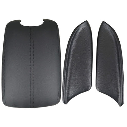 Car Center Console Cover Front Door Panels Armrest Black for Honda Accord 08-12