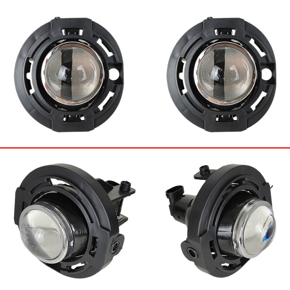 For 15-23 Dodge Challenger Bumper Fog Lights Driving Lamps Pair w/Wiring Switch