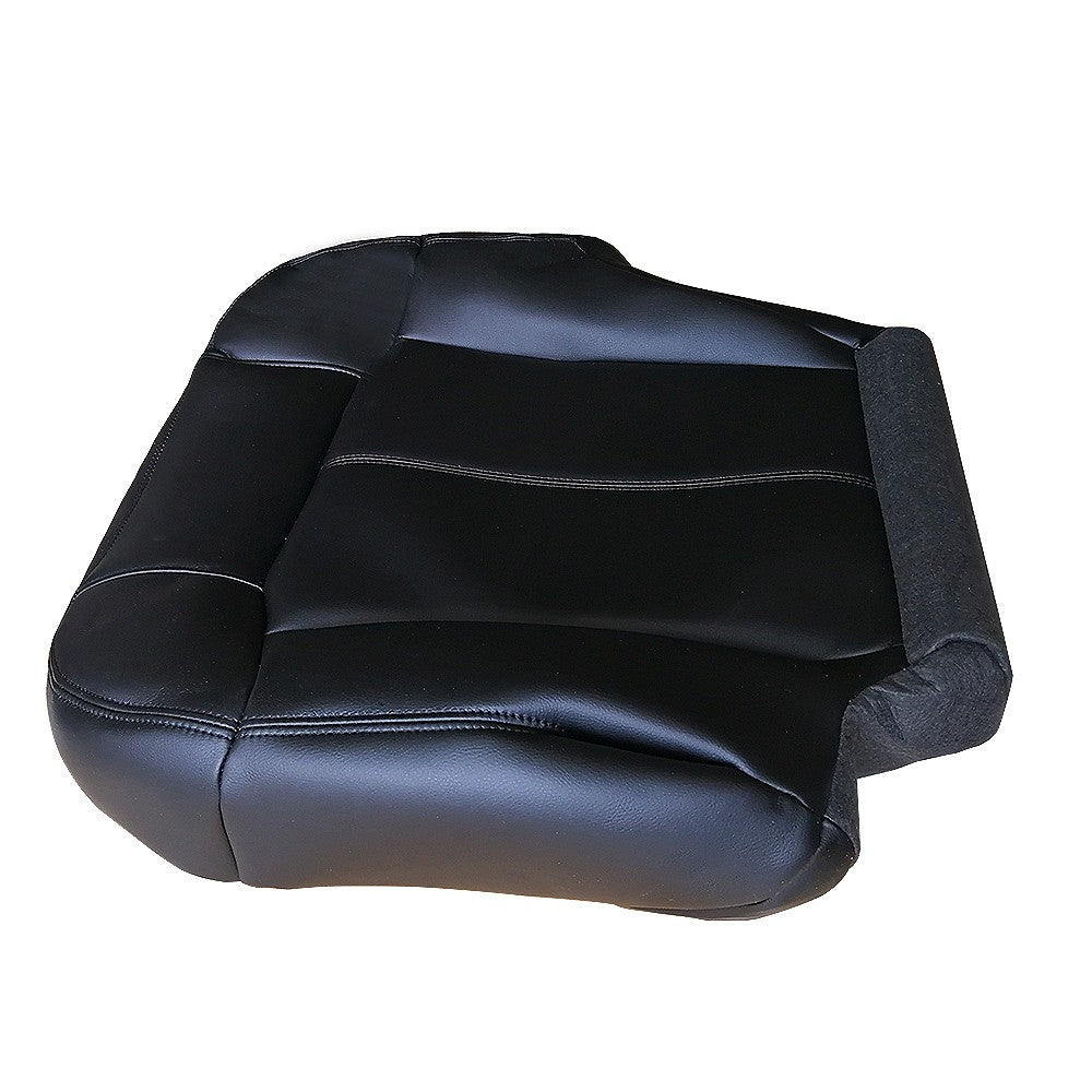 For 1999- 02 Chevy Silverado 1500 2500 Driver Side Leather Seat Cover Dark Gray