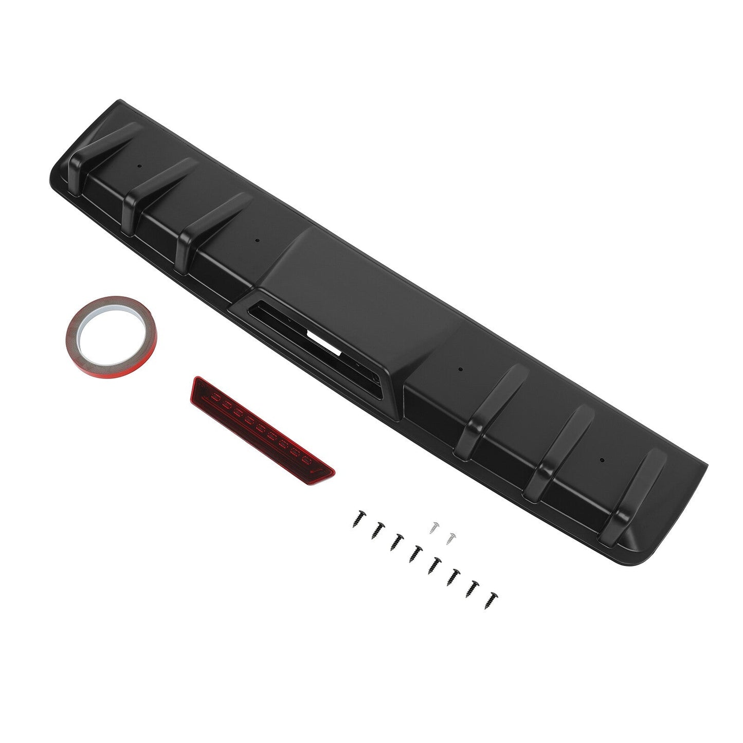 For Infiniti G37 G35 Sedan Rear Bumper Diffuser 6 Shark Fin Splitter Lip Spoiler