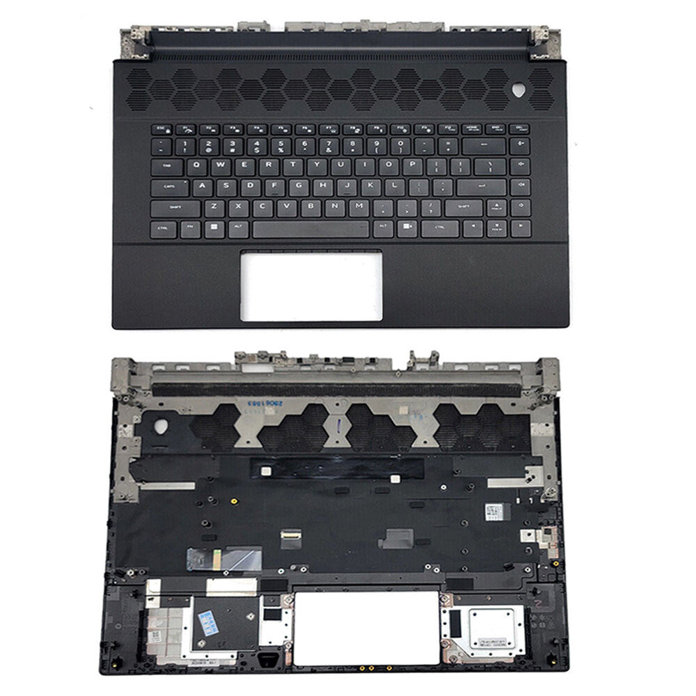New Palmrest For Alienware M16 R1 Keyboard W/Backlit Black Upper Case 0CGM3Y US