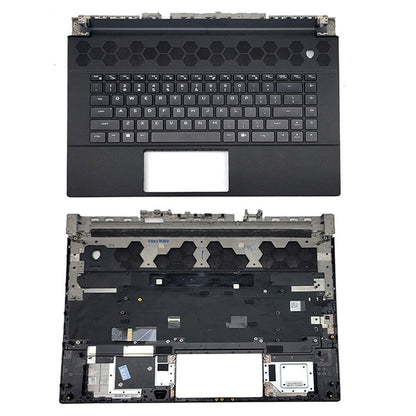 New Palmrest For Alienware M16 R1 Keyboard W/Backlit Black Upper Case 0CGM3Y US