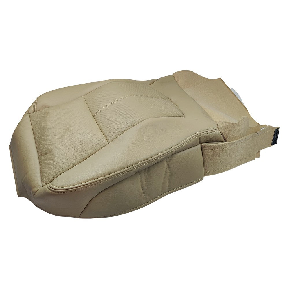 Passenger Bottom Leather Seat Cover Tan For 2011 2012 - 2014 Ford F150 Lariat