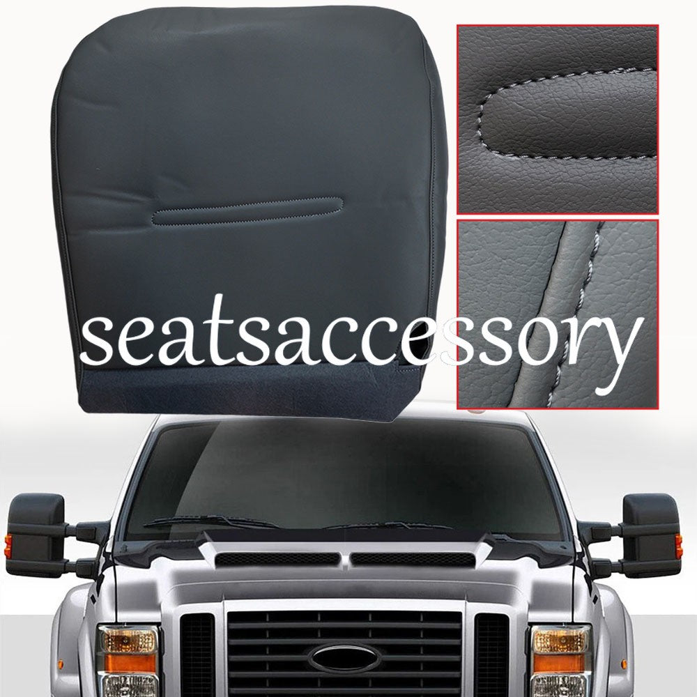 For Ford F250 F350 F450 XL Super Duty 2001 - 2007 Driver Bottom Seat Cover Gray