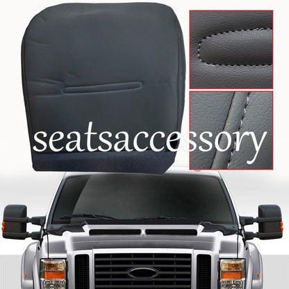 For Ford F250 F350 F450 XL Super Duty 2001 - 2007 Driver Bottom Seat Cover Gray