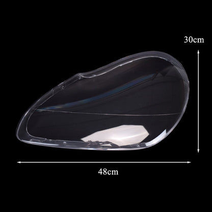 For Porsche Cayenne 2003-2006 2PCS Car Headlight Lens Cover Shell+Glue Clear L+R