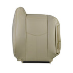 Passenger Lean Back Leather Seat Cover Tan For 2003 2004 -2006 Chevy Silverado