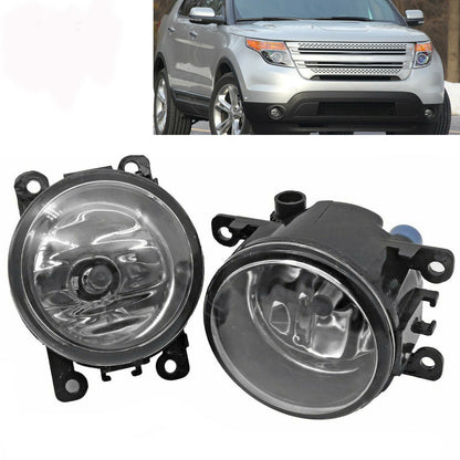 Clear Lens Pair Bumper Fog Light Lamp For 2011-2015 Ford Explorer Ranger 2.0L