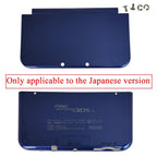 Top Bottom Cover Replacement Housing Shell Case Blue for Nintendo 3DS XL LL