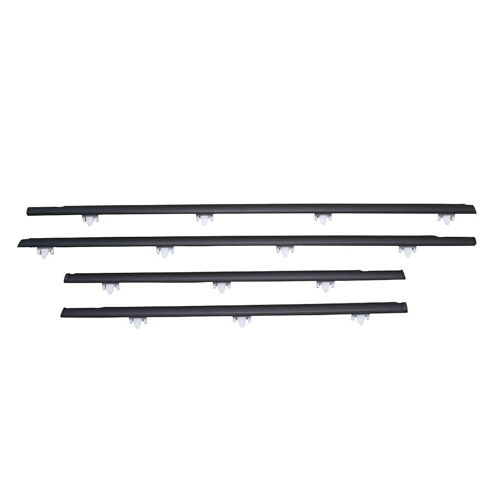 Front Rear Door Belt Glass Weatherstrip Seal for Nissan Sunny B13 Sentra