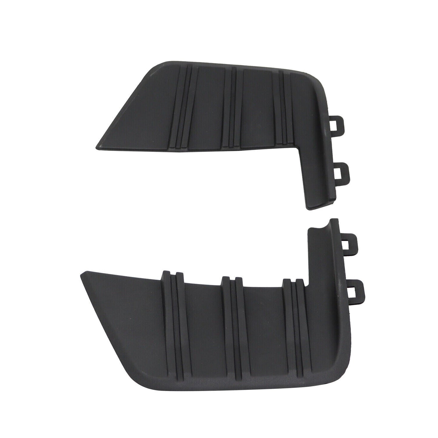 2PCS Front Bumper Cover Trim Molding Fit For 2019 2020-2022 Chevy Silverado 1500
