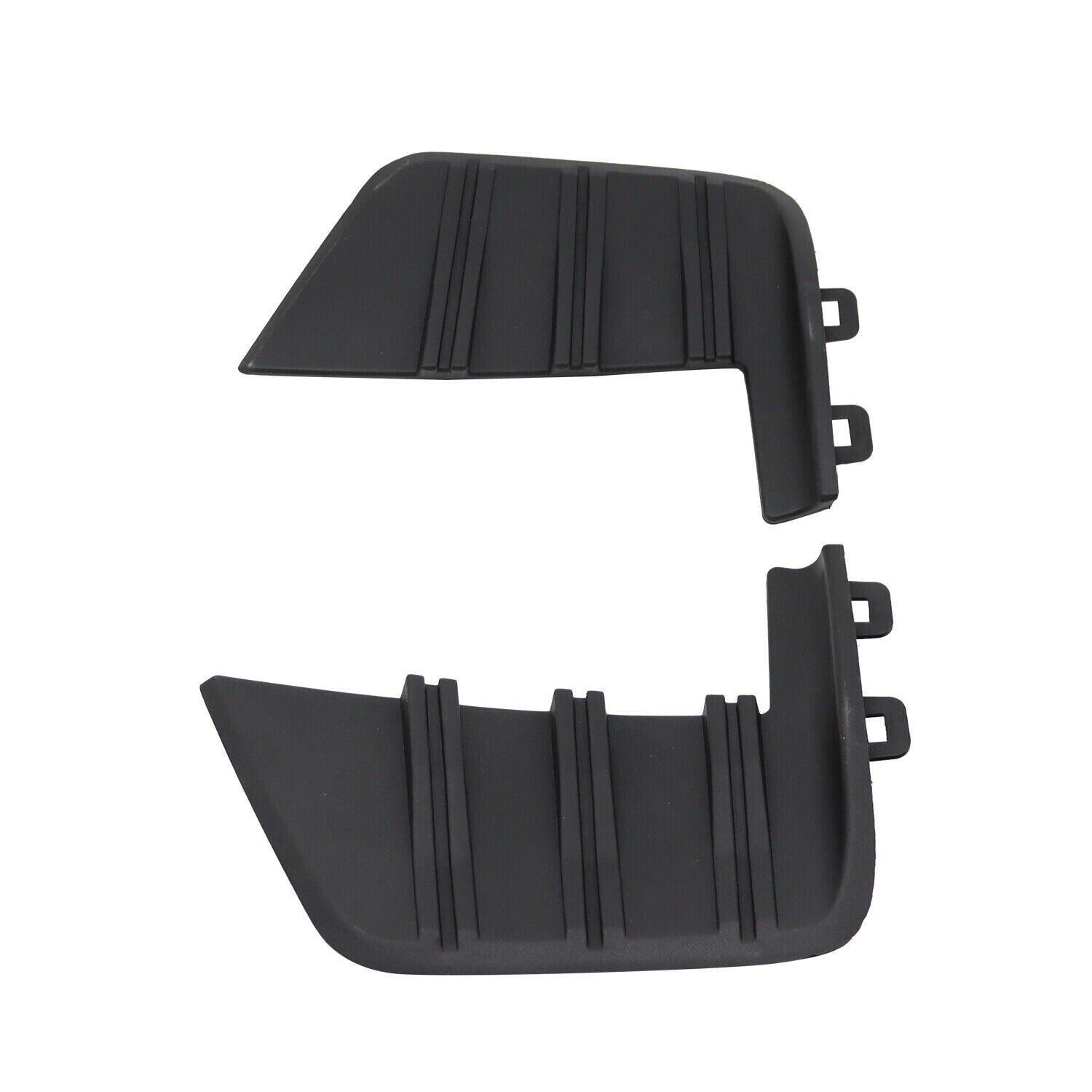 2PCS Front Bumper Cover Trim Molding Fit For 2019 2020-2022 Chevy Silverado 1500