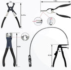 4 Pcs Hose Clamp Pliers Flat Band Hose Clamp Plier Hose Clamp Tool With 27" Long