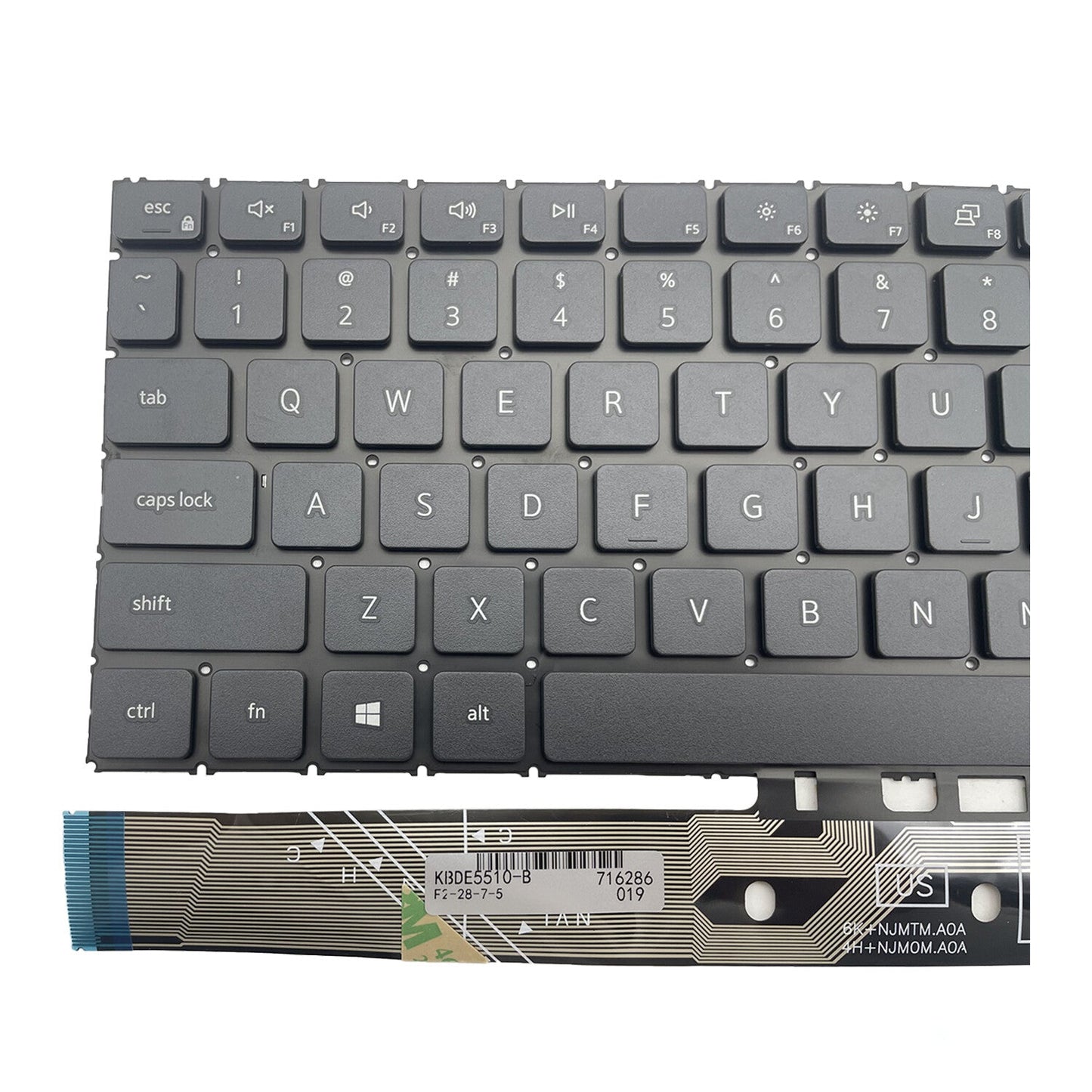 New For Dell Inspiron 3515 3520 3525 15Pro 5510 5515 5518 US Keyboard No-Backlit