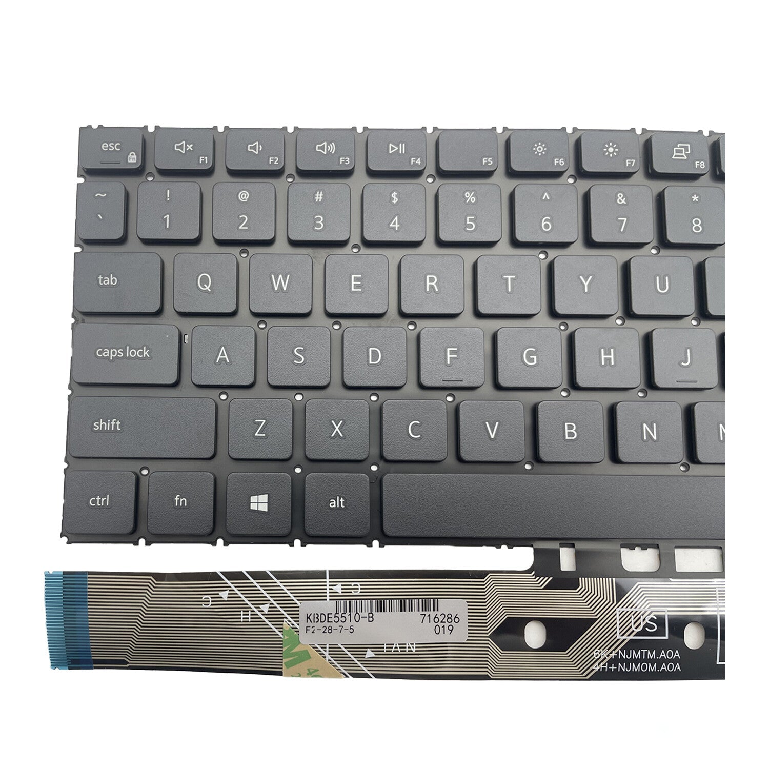 New For Dell Inspiron 3515 3520 3525 15Pro 5510 5515 5518 US Keyboard No-Backlit