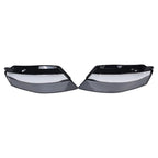 2PCS Left & Right For 2009-2012 Audi A4 Headlamp Cover Headlight Lens Cover