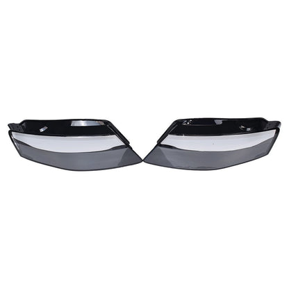 2PCS Left & Right For 2009-2012 Audi A4 Headlamp Cover Headlight Lens Cover