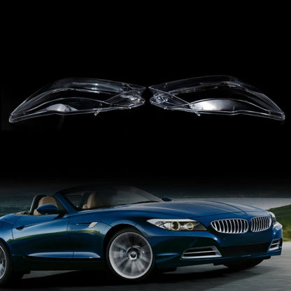 For BMW Z4 E89 2009-2016 Left & Right Headlamp Headlight Lens Cover Clear