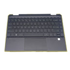 Palmrest Keyboard Backlit Touchpad L73748-001 For HP Spectre X360 13-AW TPN-Q225