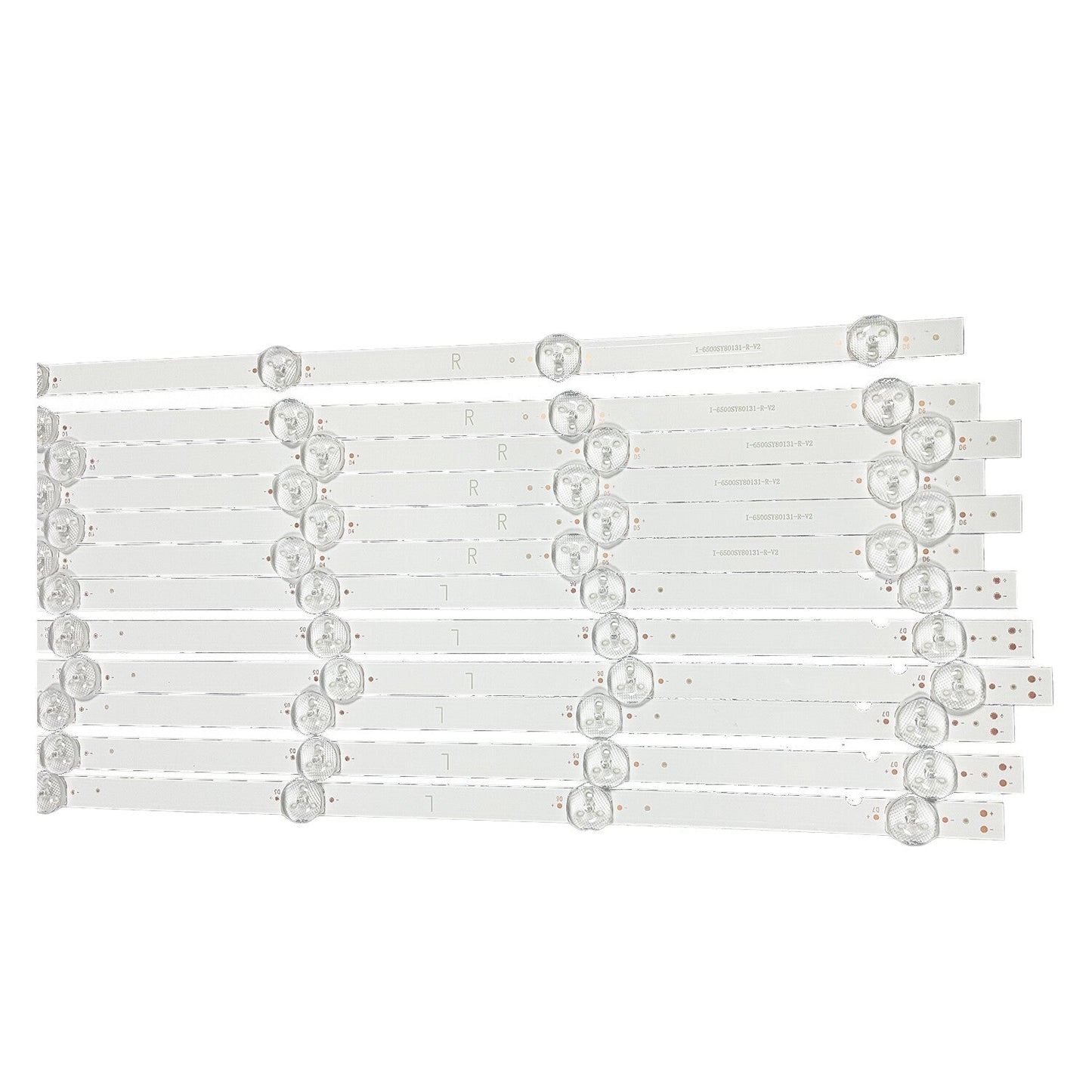 Kit LED Backlight Strips for KD-65X75CH KD-65X750H XBR-65X800G I-6500SY80131 R L