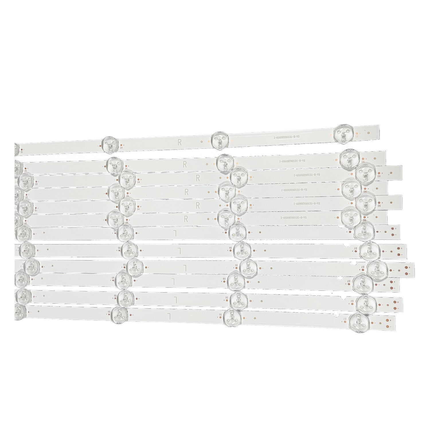 Kit LED Backlight Strips for KD-65X75CH KD-65X750H XBR-65X800G I-6500SY80131 R L