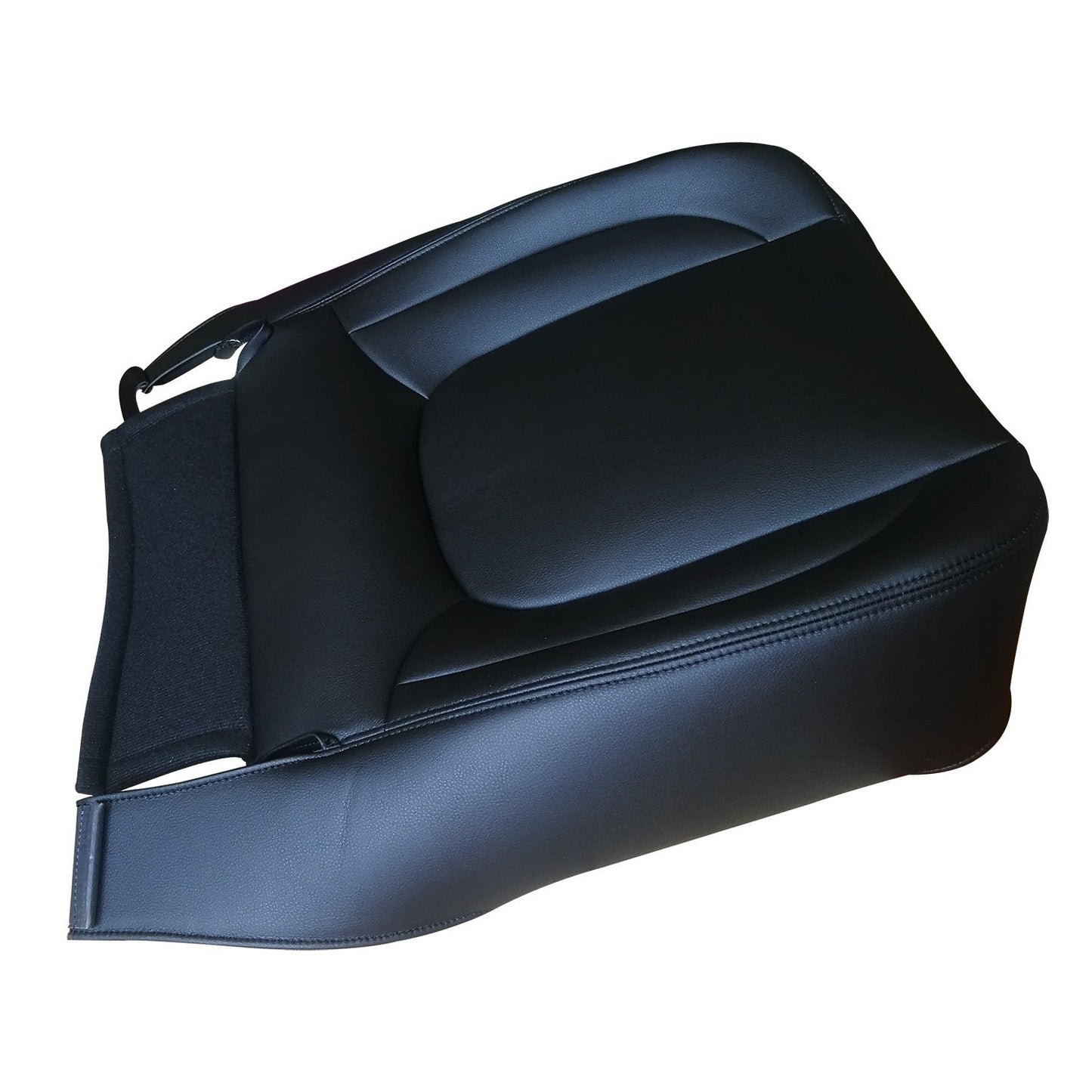 Passenger Bottom Leather Seat Cover For 2004 2005 Dodge Ram 1500 2500 Dark Gray