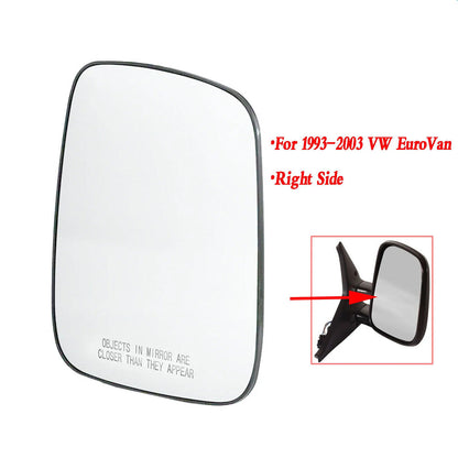 NEW Mirror Glass For VW EuroVan 1993-2003 Passenger Right Side Heated