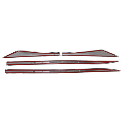 For Nissan Rogue/X-Trail 2021-2025 Chrome Outside Body Side Molding Trim Cover