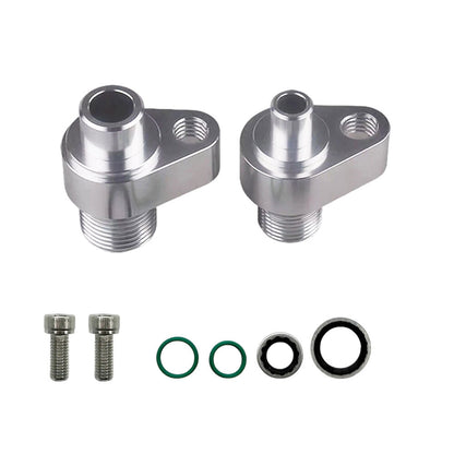 LS Swap AC Compressor Adapter Fittings For Denso 10S17F & 10S20F