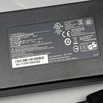 240W Power Adapter A17-240P1A A20-240P2A For MSI GE66 GE76 GE77 Vector GP76 WE76