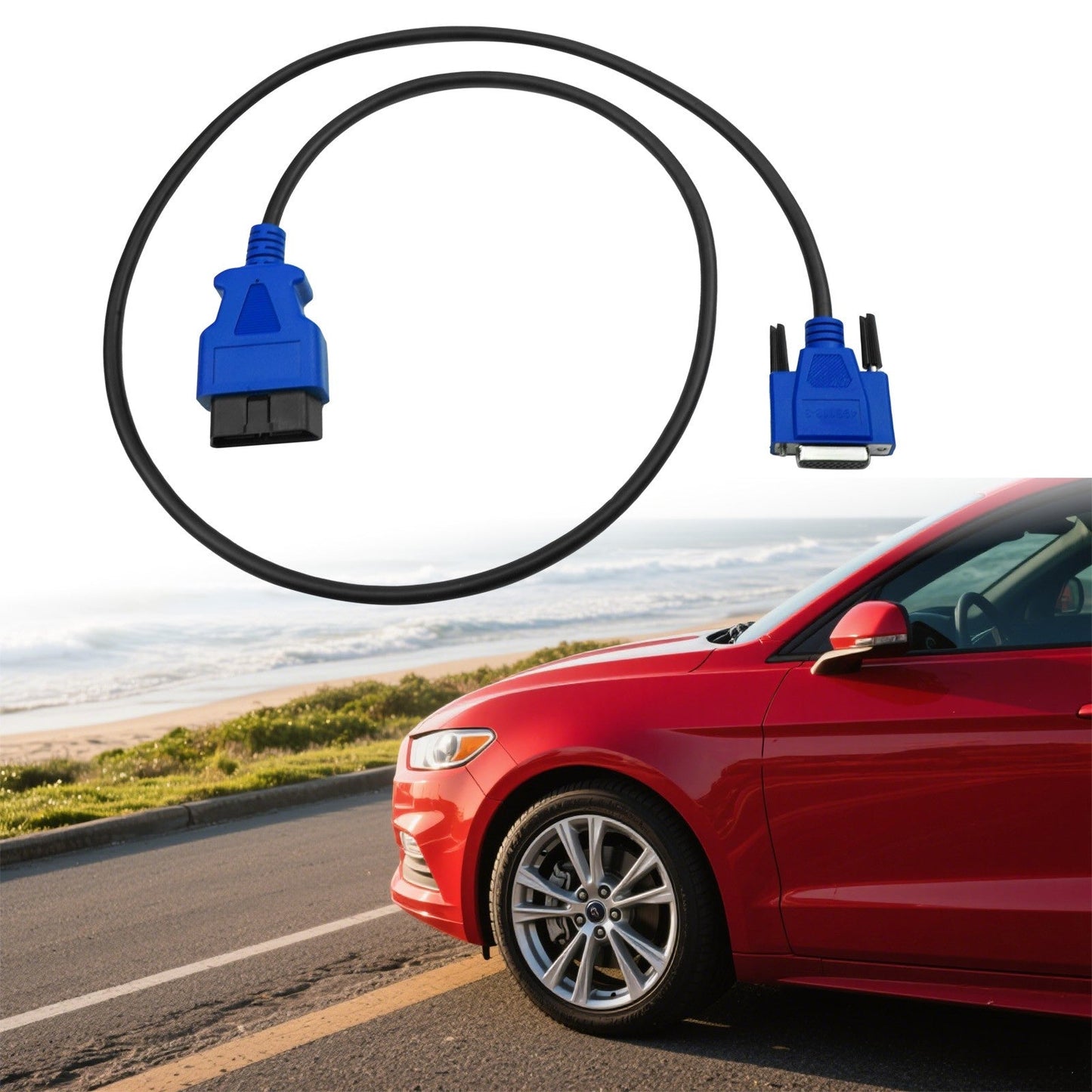 493113 OBD2 Cable Adapter 16 Pin For Nexiq USB Link 2 & Nexiq USB Link 3