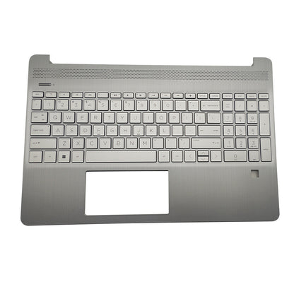 For HP 15-DY 15-EF 15-ef0023dx Palmrest Non-Backlit Keyboard L63578-001 FPR Hole