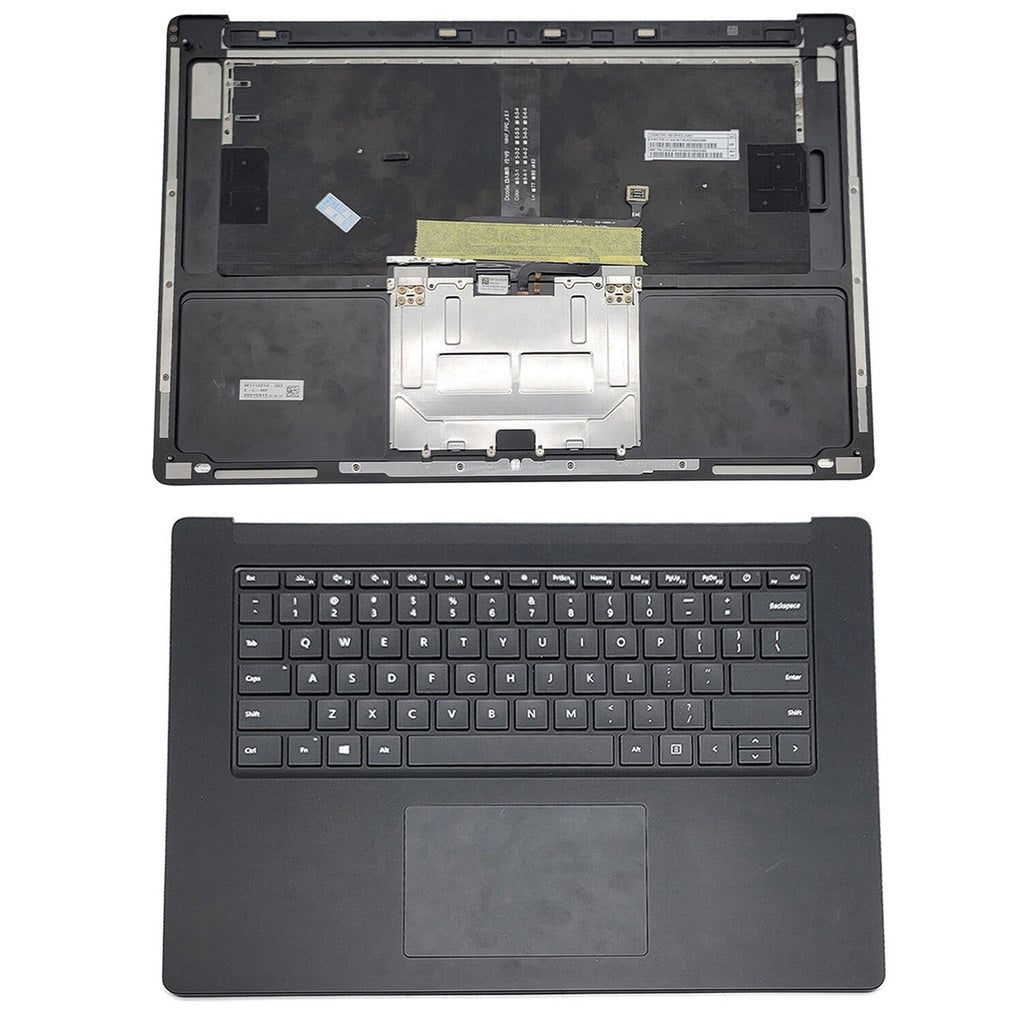 New For Microsoft Surface Laptop 4 1953 Palmrest Keyboard Touchpad Black 15in US