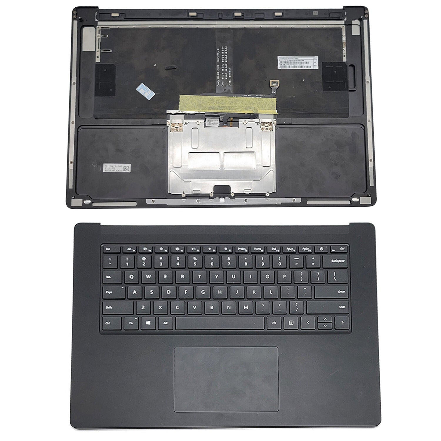 New For Microsoft Surface Laptop 4 1953 Palmrest Keyboard Touchpad Black 15in US