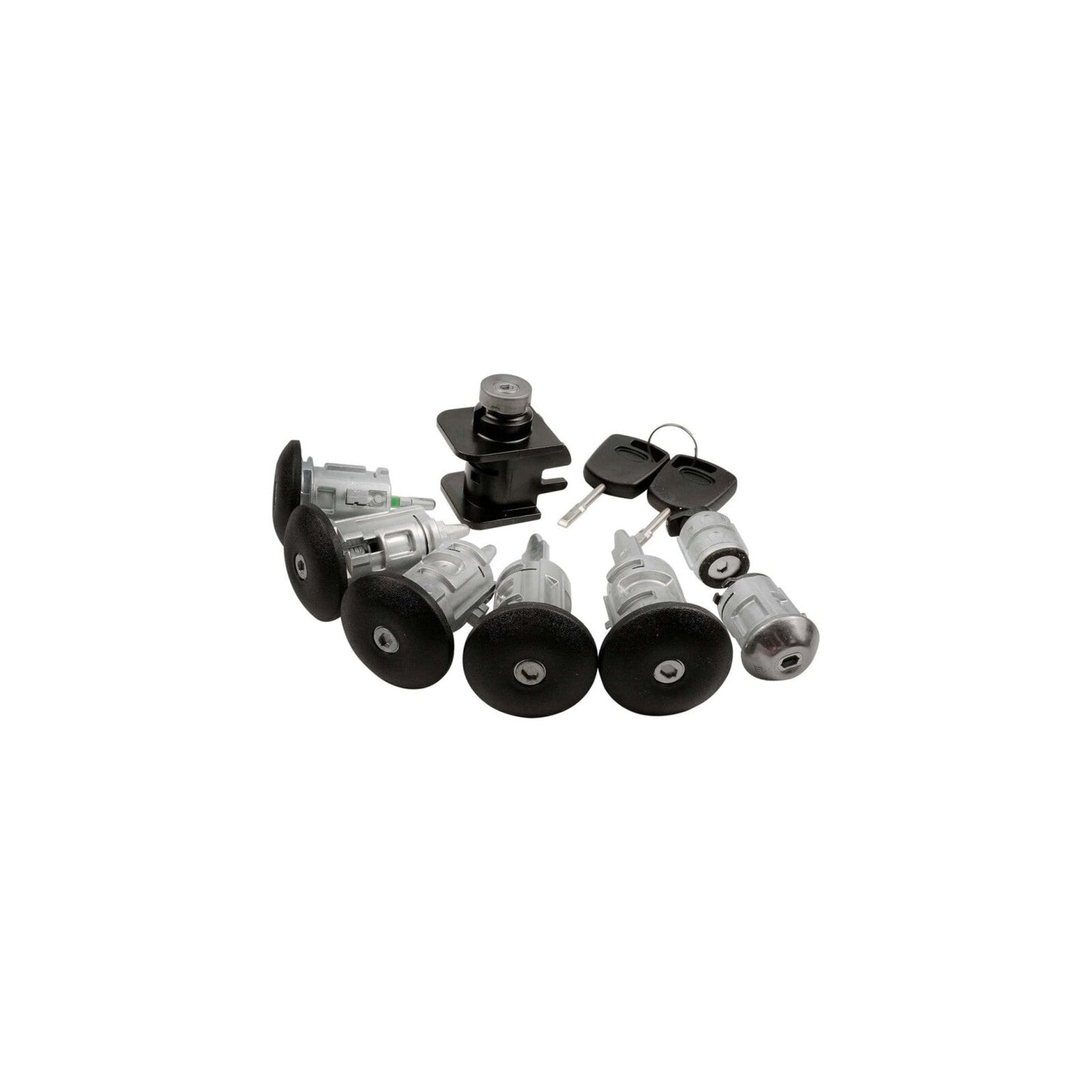 Car Door Cylinder Lock Set of 8 pcs,Front and Rear Driver Door Lock Switches