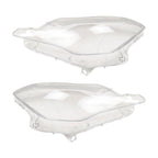 A Pair Front Side Headlight Lens Cover For 2014- 2017 Maserati Quattroporte