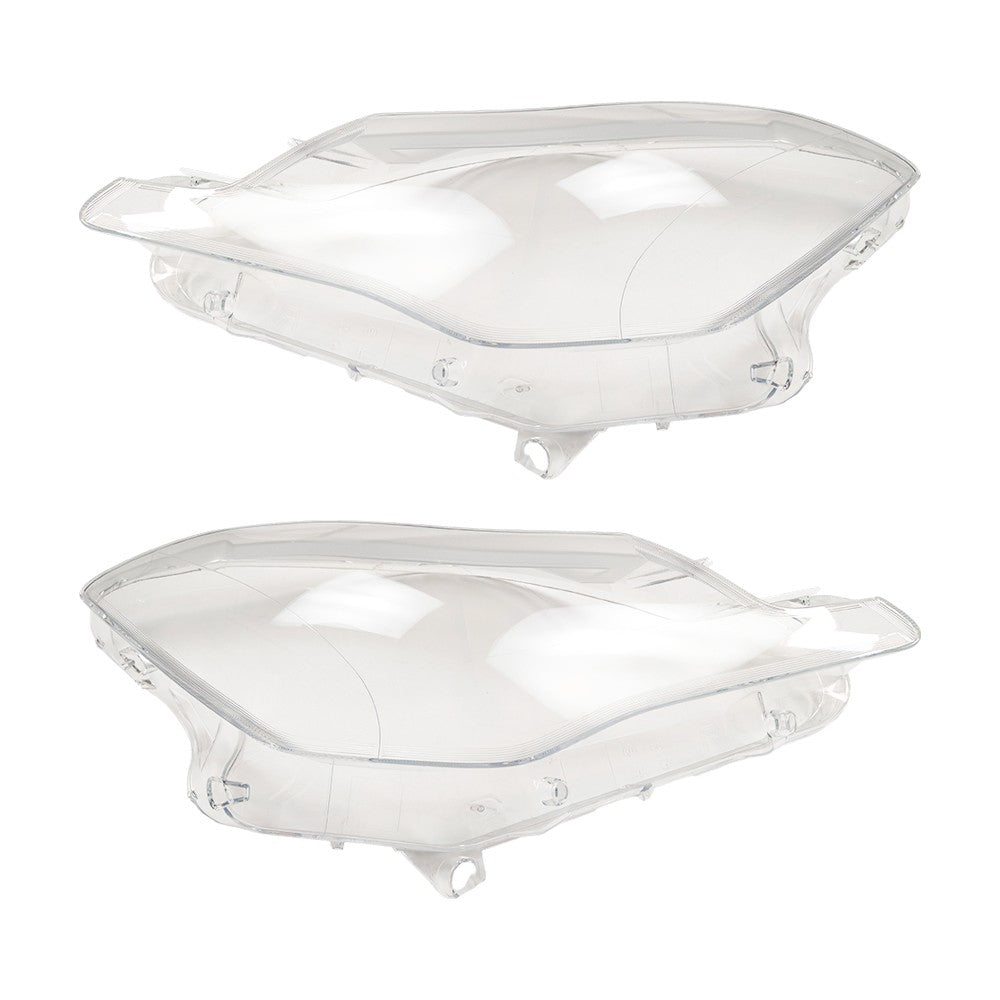 A Pair Front Side Headlight Lens Cover For 2014- 2017 Maserati Quattroporte