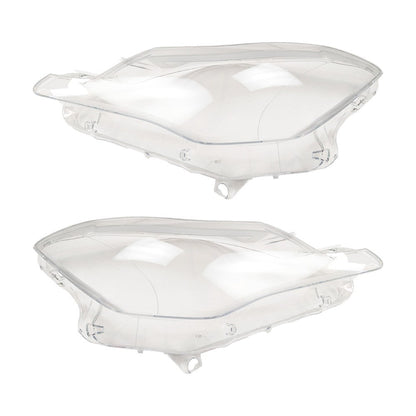 A Pair Front Side Headlight Lens Cover For 2014- 2017 Maserati Quattroporte