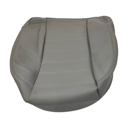 Driver Side Bottom Leather Seat Cover Gray For Hummer H2 2003 2004 2005 - 2007