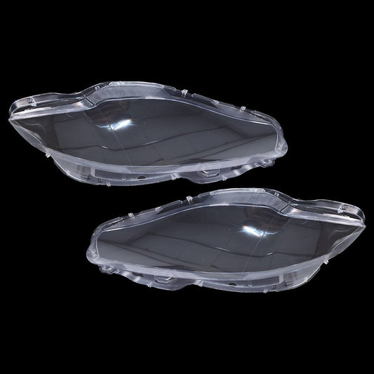 Pair Front Headlamp Headlight Lens Cover Shell Clear For Jaguar XJ XJL 2010-2019