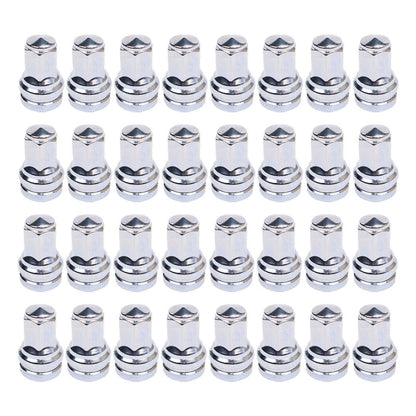 For Ford Super Duty F-250 F-350 450 HCPZ-1012-B (32) 14x1.5 Flat Seat Lug Nuts