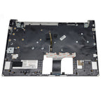 Silver Palmrest w/FRP Backlit Keyboard M08910-001 For HP Pavilion 15-EH 15-EG US