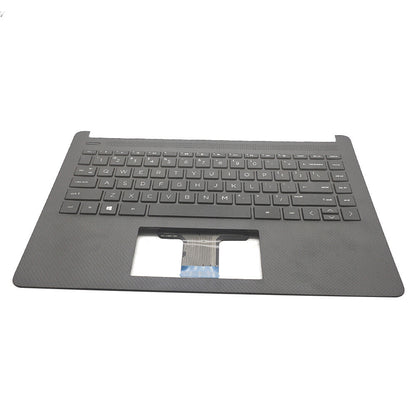 Palmrest For HP 14-DQ1043CL 14-FQ 14-DQ Keyboard Non-Backlit Black M03796-001 US