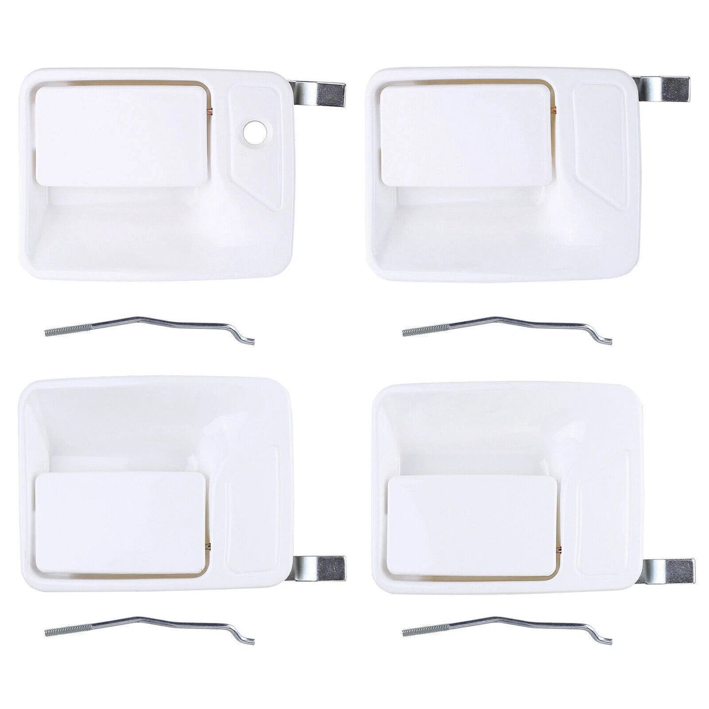 4× Front & Rear Outside Door Handle Fit For 1999-2016 Ford Super Duty F250 F350