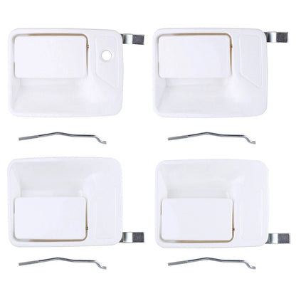 4× Front & Rear Outside Door Handle Fit For 1999-2016 Ford Super Duty F250 F350